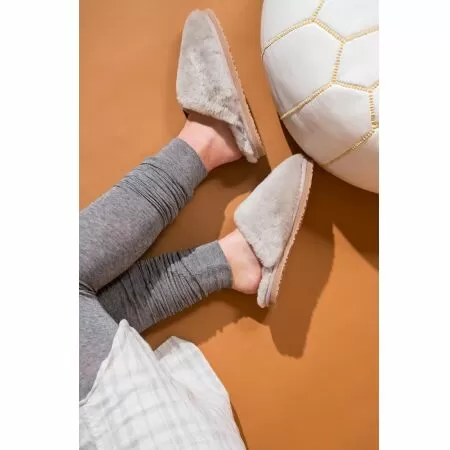 Dép đi trong nhà Mou Sheepskin Mule