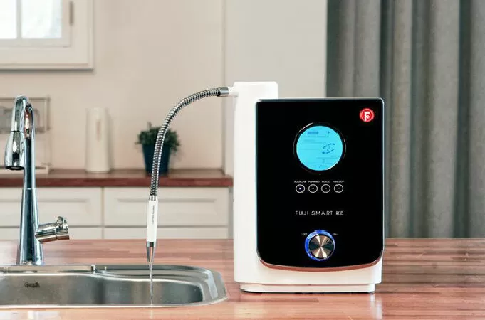 Máy lọc nước ion kiềm Nhật Bản giàu hydro Fuji Smart K8