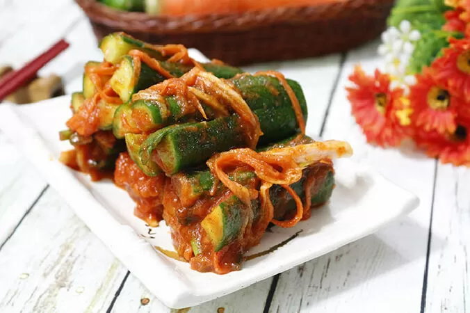 Công thức làm kim chi dưa chuột