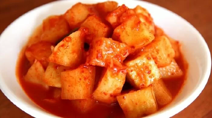 Công thức làm kim chi su hào