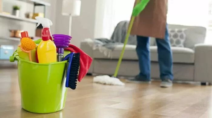 Vệ sinh không gian nhà ở sạch sẽ