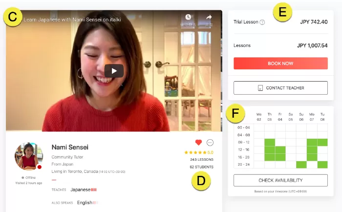 Website học tiếng Nhật tốt nhất: italki