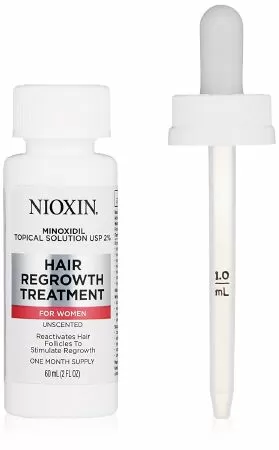 Sản phẩm điều trị rụng tóc tốt nhất: Dung dịch mọc tóc tại chỗ dành cho nữ USP 2% Nioxin Minoxidil