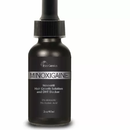 Sản phẩm điều trị rụng tóc tốt nhất: Thuốc mọc tóc Hairgenics Minoxigaine Minoxidil Solution and DHT Blocker