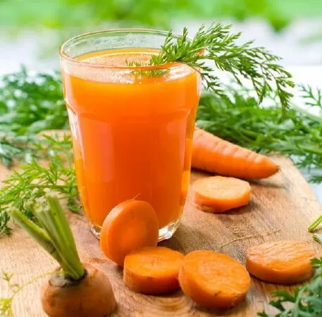 Nước ép cà rốt giúp tăng cường chức năng miễn dịch