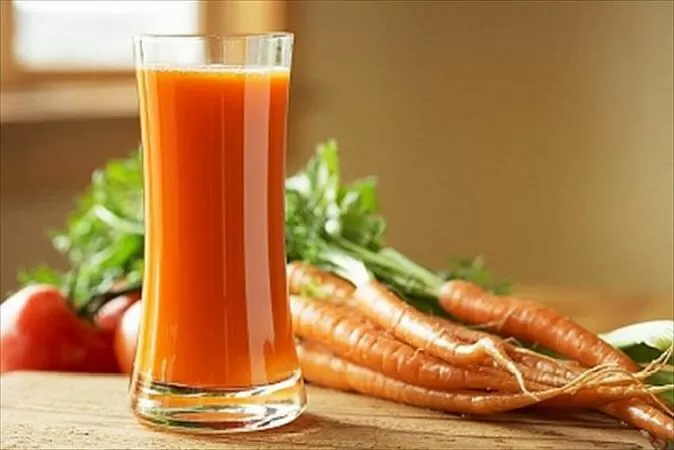 Nước ép cà rốt giúp thúc đẩy làm lành vết thương