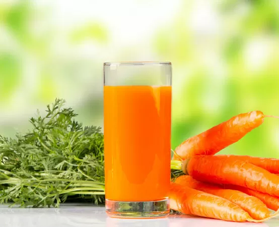 Nước ép cà rốt giúp cải thiện các vấn đề về da