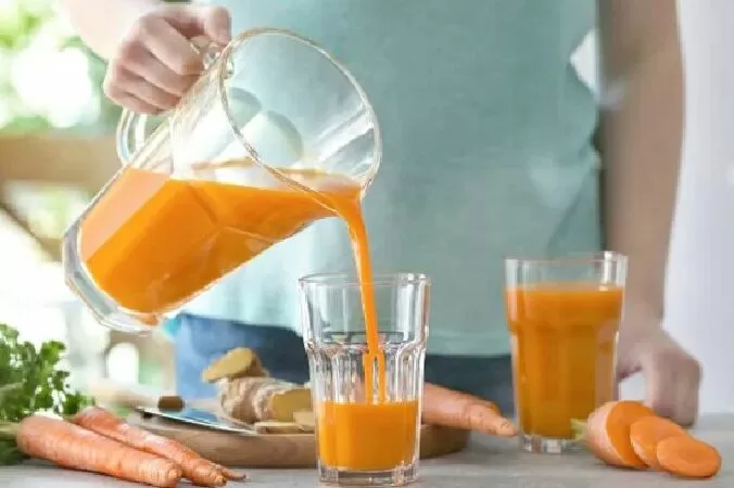 Nước ép cà rốt giúp phòng ngừa cúm
