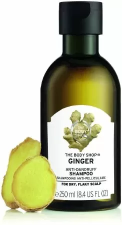 Dầu gội trị gàu tốt nhất cho mùa đông: Dầu gội trị gàu chứa gừng The Body Shop