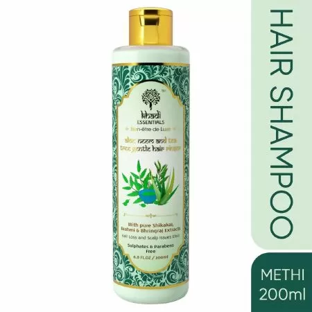 Dầu gội trị gàu tốt nhất cho mùa đông: Dầu gội Khadi Essentials Methi