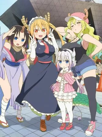 Anime dễ thương hay nhất: Kobayashi’s Dragon Maid (Cô hầu gái Rồng của Kobayashi)