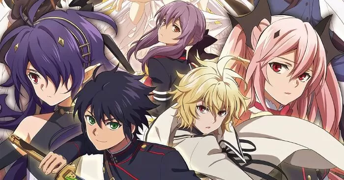 Anime viễn tưởng hay nhất tương tự Attack On Titan: Seraph Of The End (Thiên thần diệt thế)