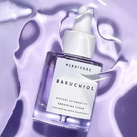 Mỹ phẩm tốt nhất giúp se khít lỗ chân lông: Serum Herbivore Bakuchiol Retinol Alternative Smoothing