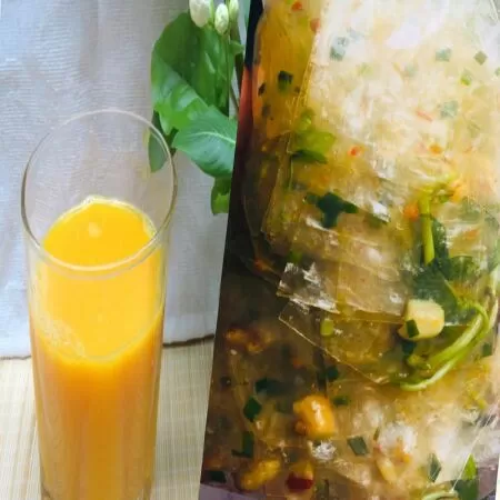 Bánh tráng trộn & sinh tố Chú Út