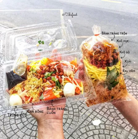 Bánh tráng trộn Long