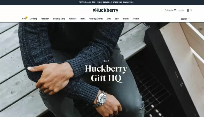 Website mua sắm tốt nhất cho mùa lễ tết: Huckberry