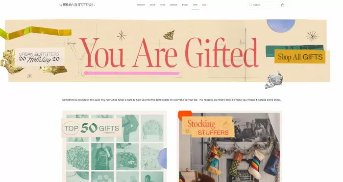 Website mua sắm tốt nhất cho mùa lễ tết: Urban Outfitters