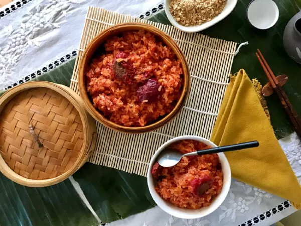 Xôi gấc