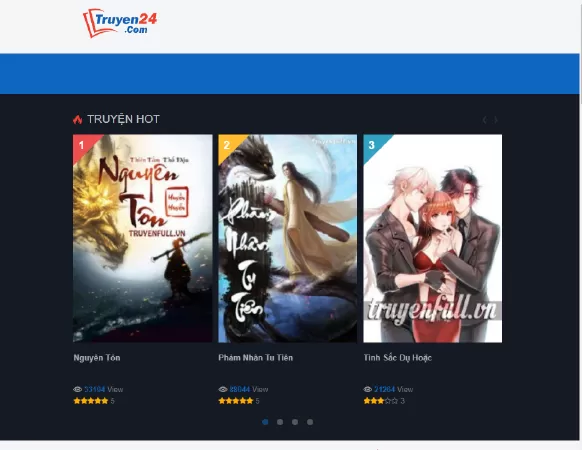 Web đọc anime hay nhất - Truyện 24