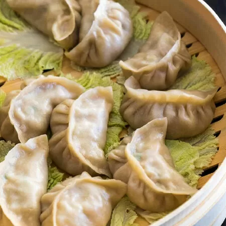 Công thức bánh bao kiểu Hoa ngon nhất: Há cảo thịt heo
