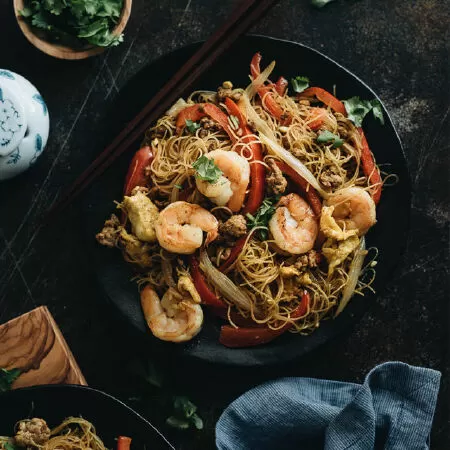 Công thức nấu mì kiểu Á ngon nhất: Mì Singapore