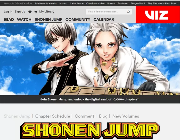 Ứng dụng manga tốt nhất: VIZ Manga