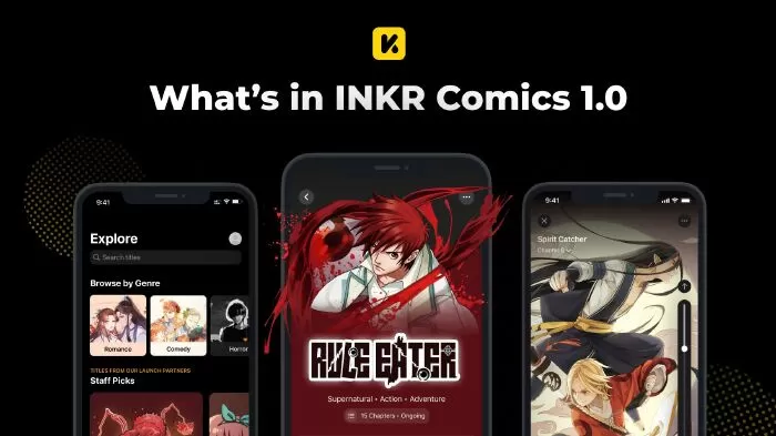 Ứng dụng manga tốt nhất: INKR Comics