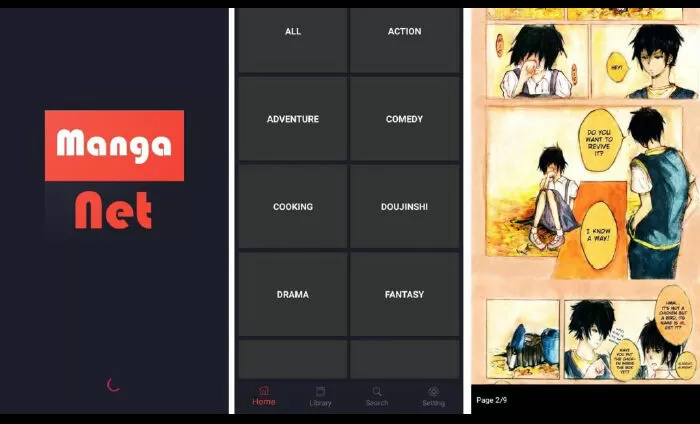 Ứng dụng manga tốt nhất: Manga Net