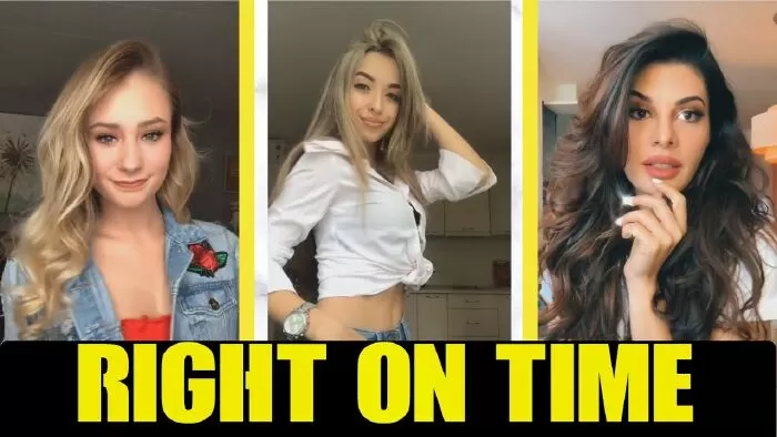 Right on time