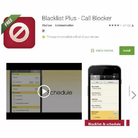 Ứng dụng chặn cuộc gọi miễn phí tốt nhất cho Android: Blacklist Plus