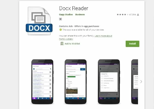 Docx Reader