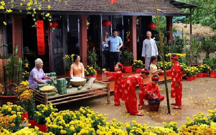Bài văn mẫu về Ngày Tết Việt Nam - Bài số 2