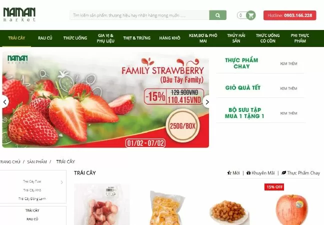 Siêu thị online tốt nhất Việt Nam: namanmartket.com