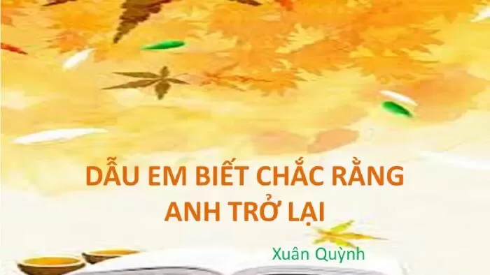 Dẫu Em Biết Chắc Rằng Anh Trở Lại