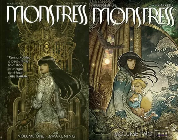 Tiểu thuyết đồ họa kỳ lạ hay nhất Monstress viết bởi Marjorie Liu và Sana Takeda / Quái vật