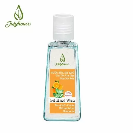 Gel rửa tay khô tinh dầu Cam và Nha Đam JULYHOUSE