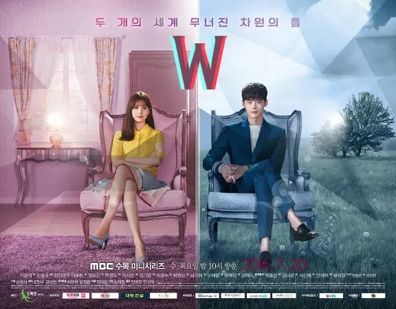 Phim tình yêu lãng mạn hài hước Hàn Quốc hay nhất - Hai thế giới (W – Two Worlds) 2016