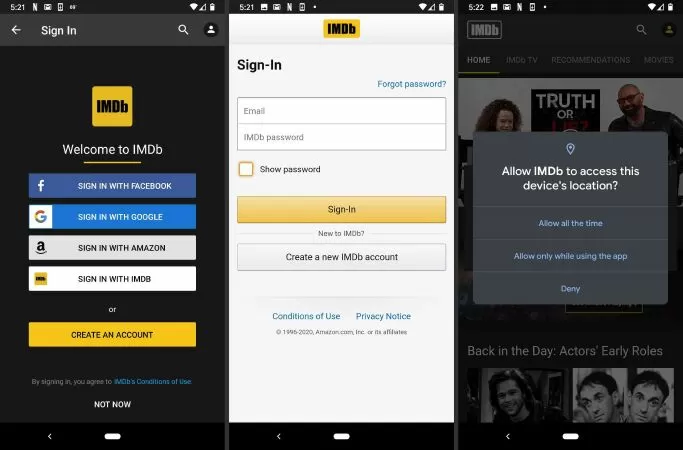 Ứng dụng phim tốt nhất cho Android: IMDb