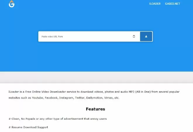 Trình tải video facebook tốt nhất: iLoader