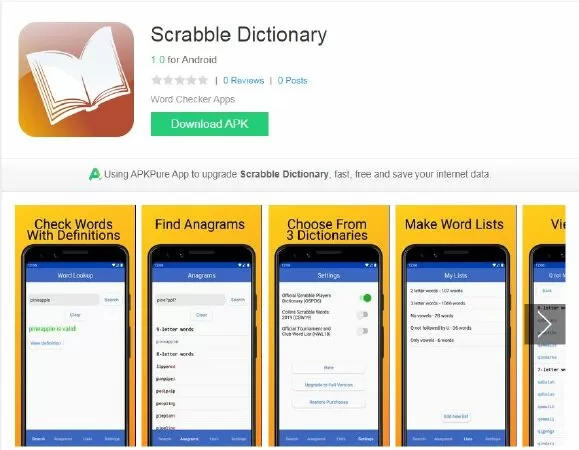 Từ điển Scrabble (Scrabble Dictionary)