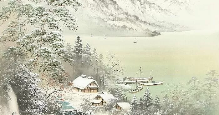 Nguyệt tịch bộ Tiên Du sơn tùng kính