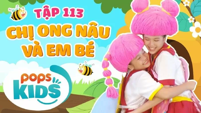 Chị ong nâu và em bé