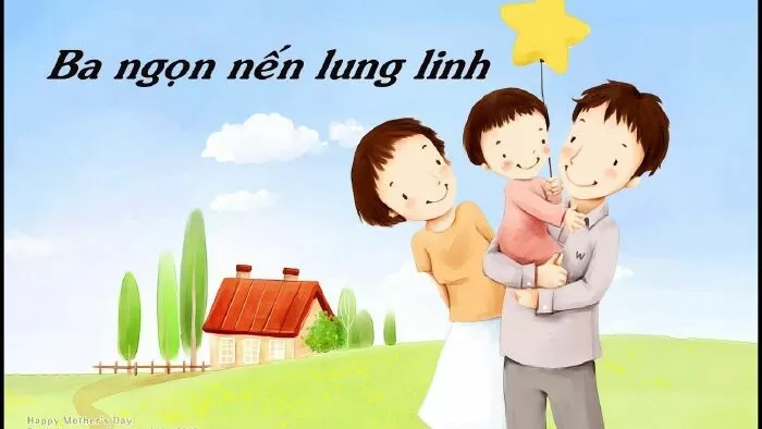 Ba ngọn nến lung linh