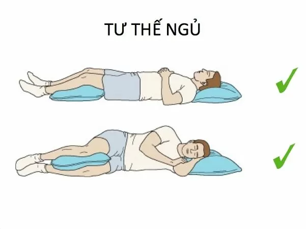 Lưu ý với tư thế ngủ