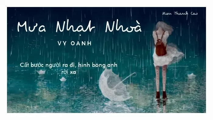 Mưa nhạt nhoà