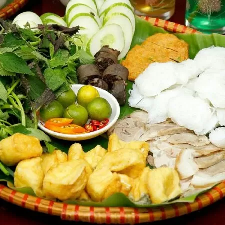 Bún đậu mắm tôm Hàn Thuyên