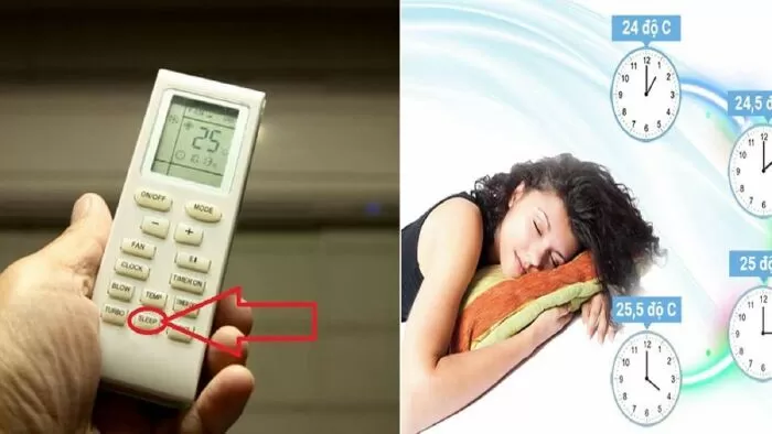 Hẹn giờ tắt điều hòa khi ngủ