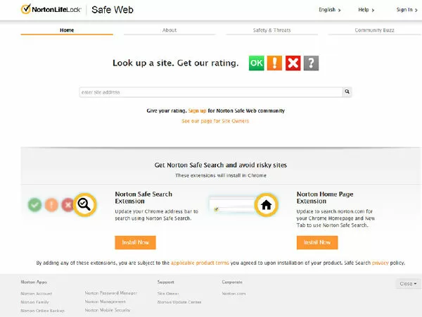 Norton SafeWeb