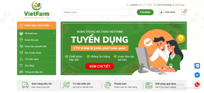 Trung tâm dược liệu Quốc gia Vietfarm