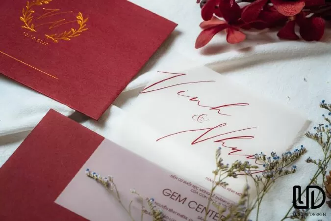 Thiệp Cưới Thiết Kế - Luxury Design